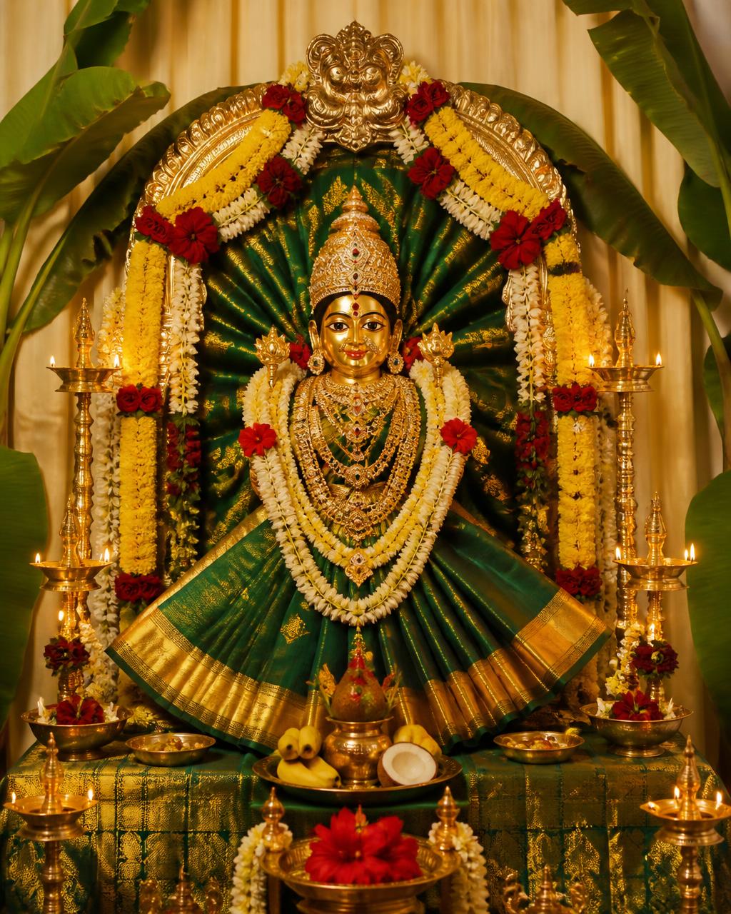 Festival flower decoration by Sangam Flowers & Decoration